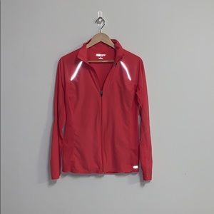 EXPRESS Exp Core Performance Pink Zip-up Jacket